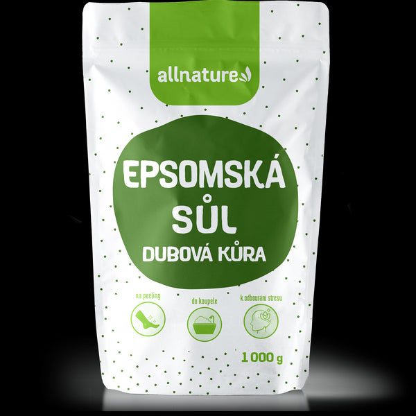 Allnature Epsomská soľ Dubová kôra (1 kg)