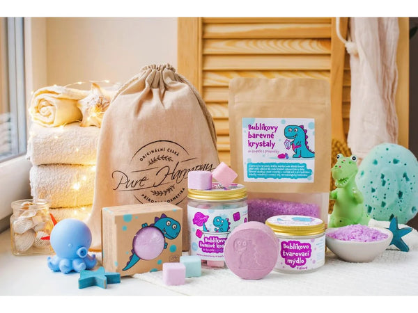 Pure Harmony Bublíkovy barevné krystaly do koupele s probiotiky (160 g)