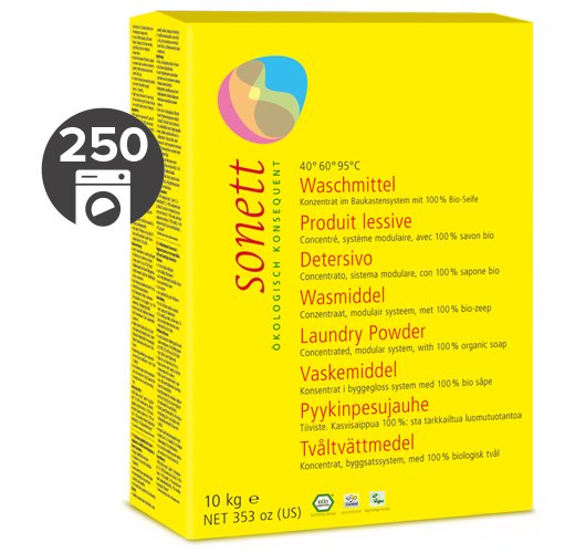 Sonett Prací prášok <tc>BIO</tc> - 10 kg - II. kvalita