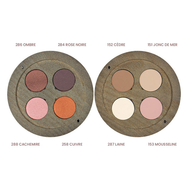 Paletka očných tieňov Boho Green Make-up Gypsy - Earth Collection <tc>BIO</tc> (8 x 1,1 g)