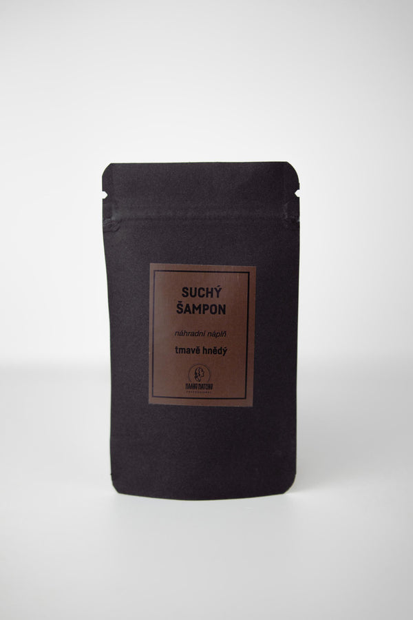Haaro Naturo suchý šampón DARK BROWN - náplň (50 g)