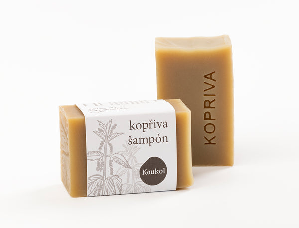 Koukol Soap Factory Tuhý šampón pre normálne a mastné vlasy - Žihľava (70 g)