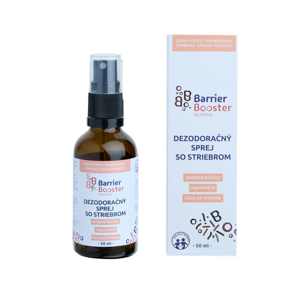 Kvitok Barrier Booster Deodorant ve spreji se stříbrem (50 ml)