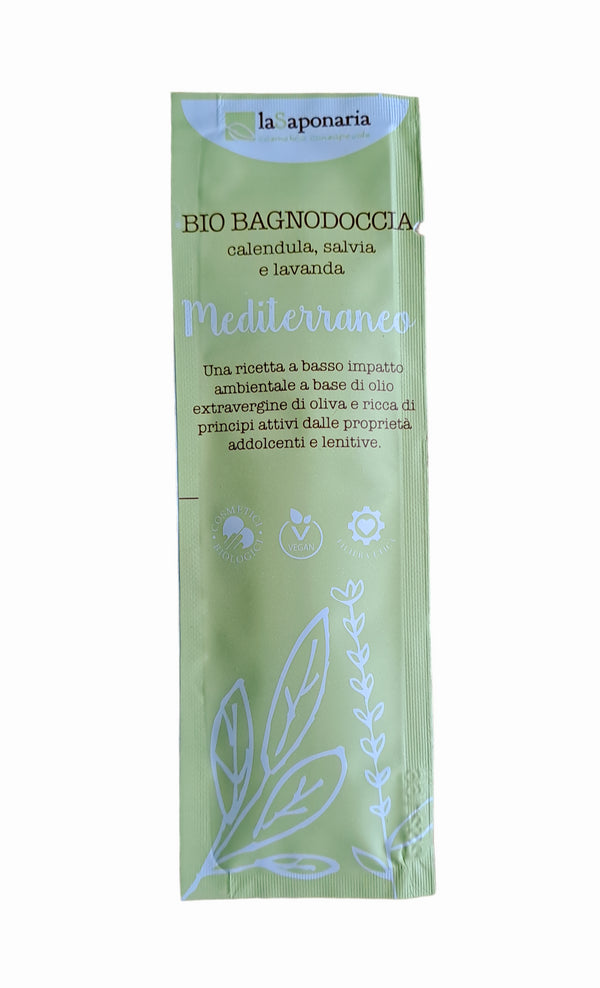 laSaponaria Středomořský sprchový gel BIO - vzorek (8 ml)