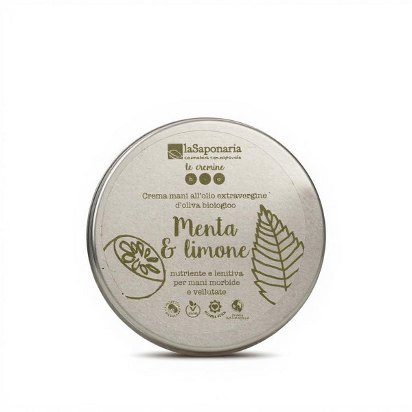 laSaponaria Krém na ruky s mätou a citrónom <tc>BIO</tc> (60 ml)
