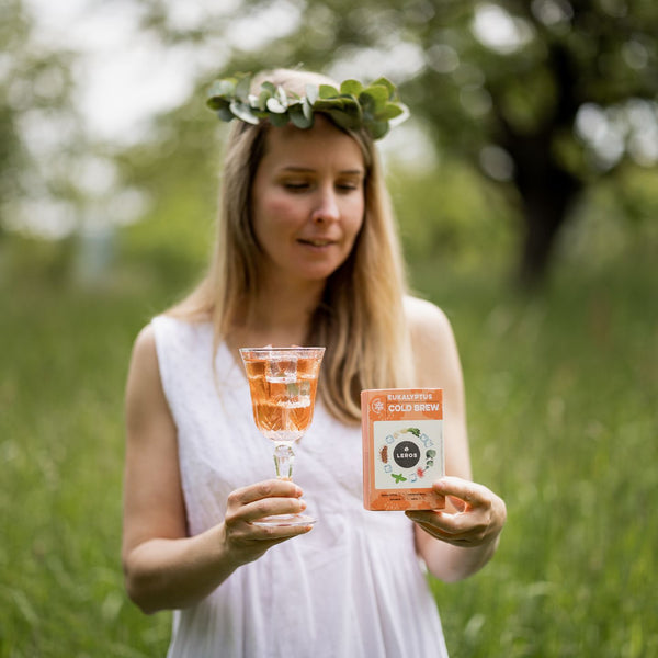 LEROS Bylinná směs Eukalyptus Cold Brew - nálev. sáčky (20 x 1,8 g)