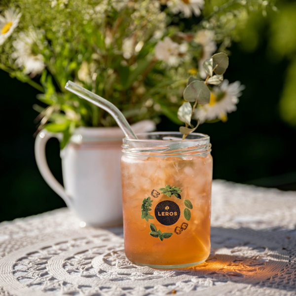 LEROS Sklenice na cold brew bylinné směsi (440 ml)