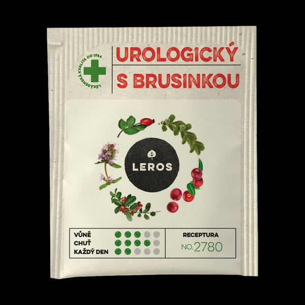 LEROS Bylinný čaj urologický s brusinkou - nálev. sáčky (20 x 1,5 g)