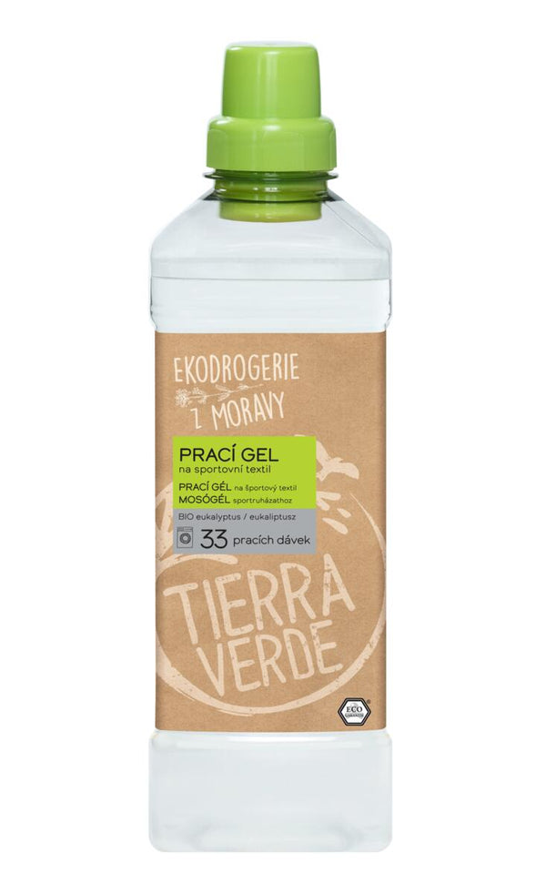 Tierra Verde Prací gél na funkčné a športové textílie s <tc>BIO</tc> eukalyptom - II. kvalita