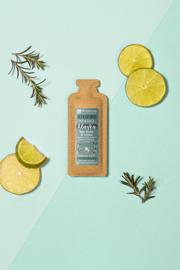 laSaponaria Náplň do roll-on dezodorantu Alaska - Limetka a šalvia <tc>BIO</tc> (40 ml)