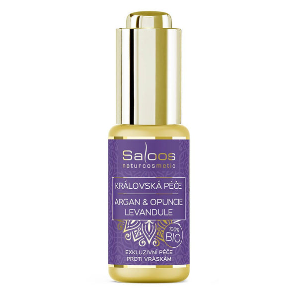 Saloos Pleťový olej Royal Care Argan & Prickly Pear <tc>BIO</tc> - Levanduľa (20 ml)