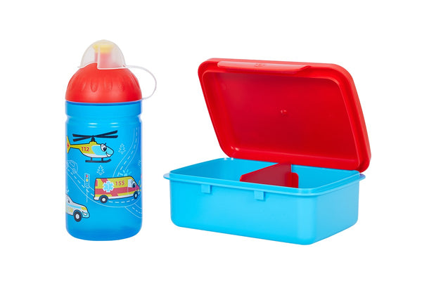 Zdravá fľaša SET krabice a fľaše 0,5 l - Záchranári