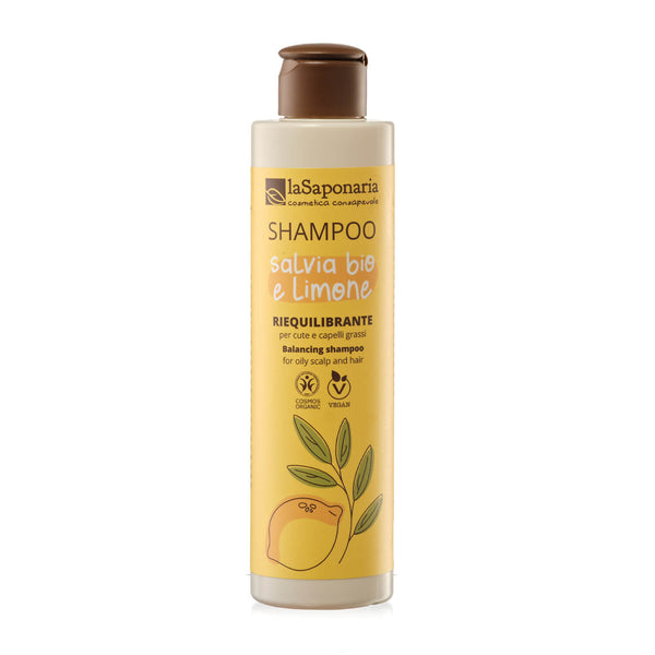 Šampón laSaponaria so šalviou a citrónom <tc>BIO</tc> (200 ml)