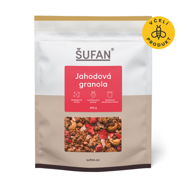 Šufan Granola jahodová (sáček 400 g)