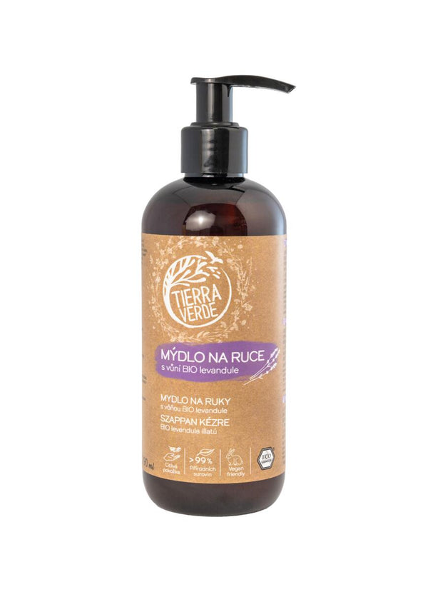 Tierra Verde Tekuté mýdlo na ruce - BIO Levandule
