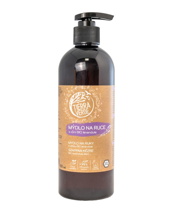 Tierra Verde Tekuté mýdlo na ruce - BIO Levandule