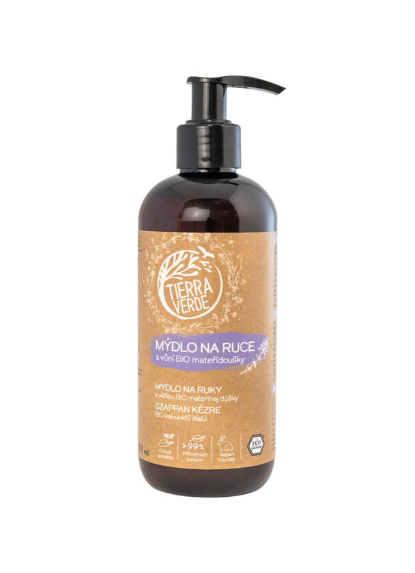 Tierra Verde Tekuté mýdlo na ruce - BIO Mateřídouška