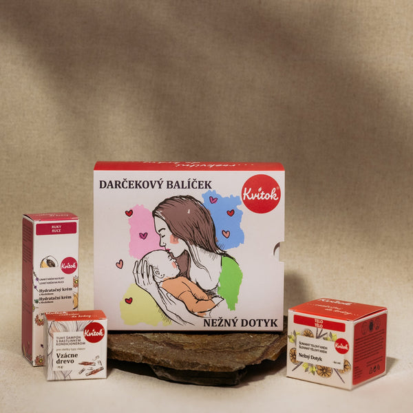 Kvitok Darčekový kozmetický balíček pre ženy Nežný dotyk