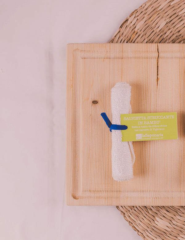 laSaponaria Bambusová odličovacia utierka