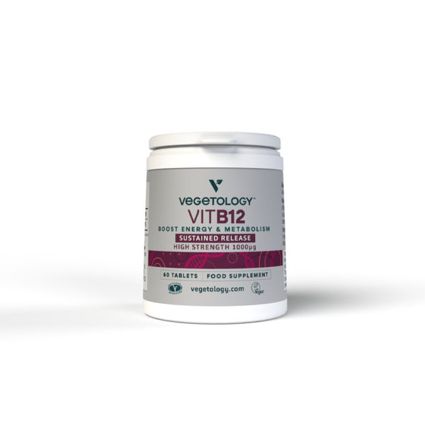 Vegetology Vitamín B12 1000 IU kyanokobalamín (60 tabliet)