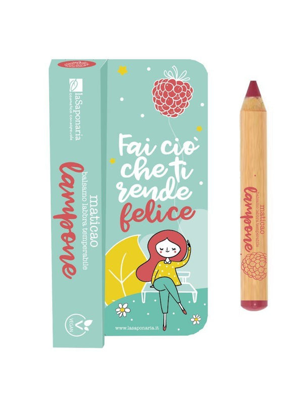 laSaponaria Tónovací balzam na pery v ceruzke Maticao - malina (2,5 g)