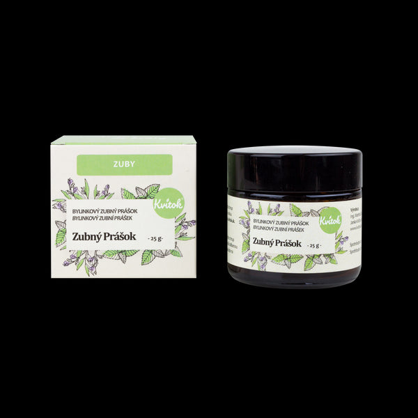 Kvitok bylinný zubný prášok (25 g)