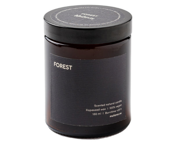 Mulieres Vonná sviečka v skle - les (180 ml)