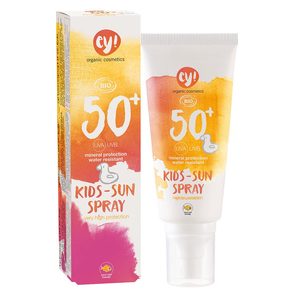 Hej! Opaľovací krém v spreji pre deti SPF 50+ <tc>BIO</tc> (100 ml)