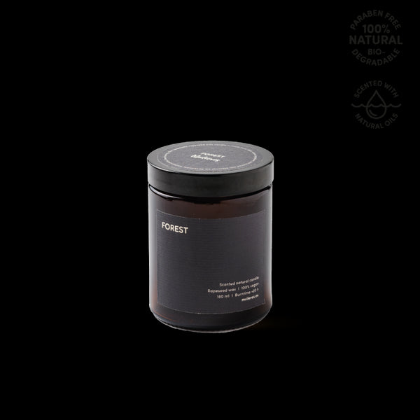 Mulieres Vonná sviečka v skle - les (180 ml)