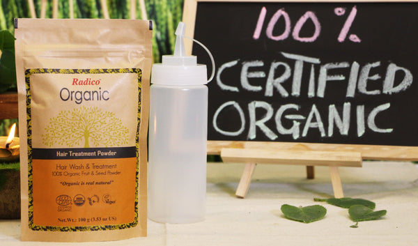 Radico práškový šampón s kondicionérom (100 g) - Amla+Ritha+Shikakai