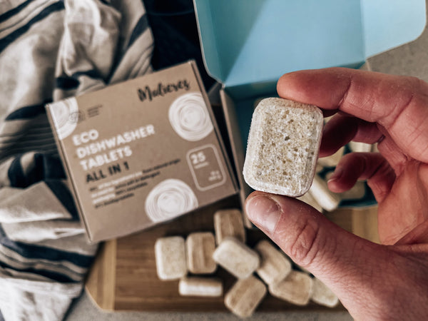 Tablety do umývačky riadu Mulieres - všetko v jednom