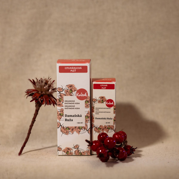Kvetinová voda Kvitok - Damascénska ruža <tc>BIO</tc>