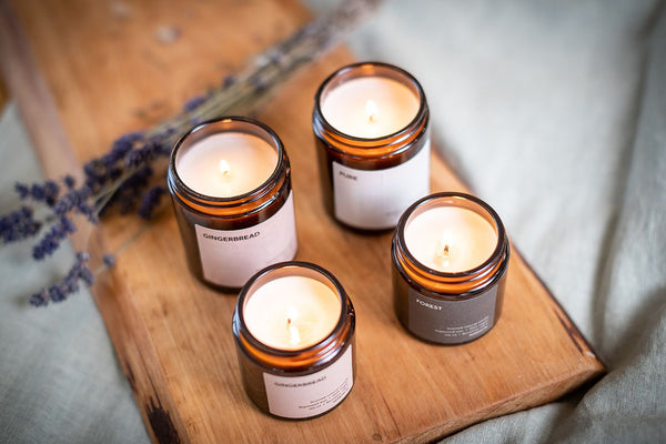 Mulieres Vonná sviečka v skle - les (120 ml)