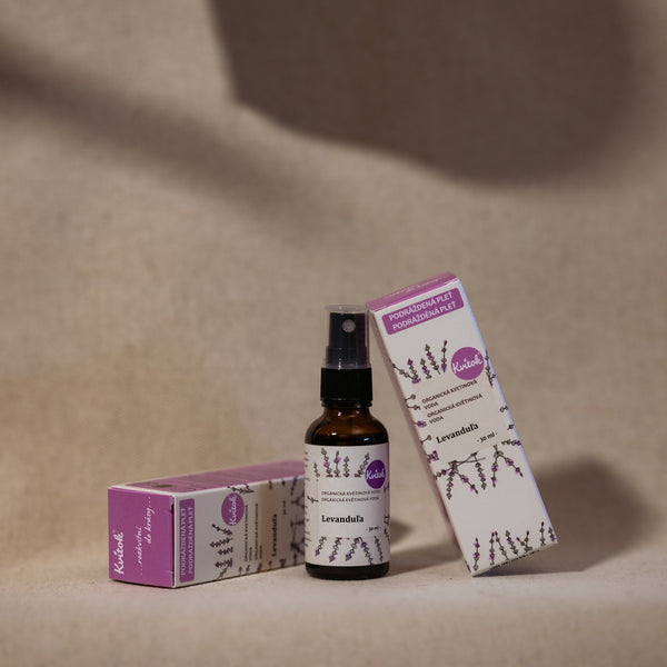 Kvitok Kvetinová voda s rozprašovačom - levanduľa <tc>BIO</tc> (30 ml)