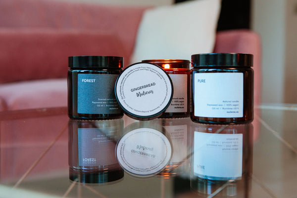 Mulieres Vonná sviečka v skle - les (180 ml)