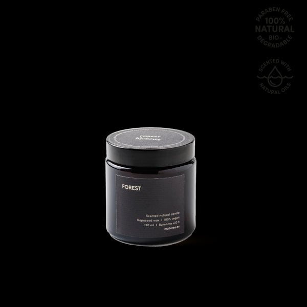 Mulieres Vonná sviečka v skle - les (120 ml)