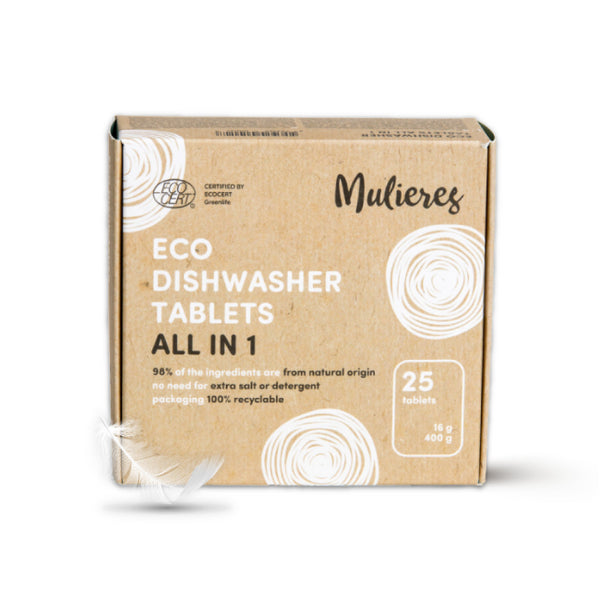 Tablety do umývačky riadu Mulieres - všetko v jednom