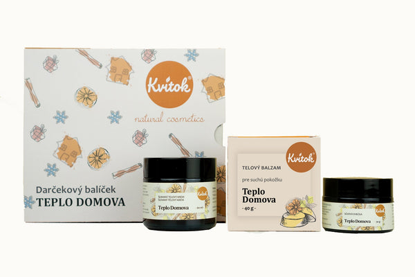 Kozmetický darčekový balíček Kvitok Teplo domova