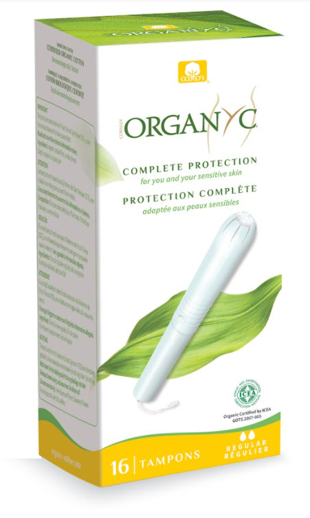 Organyc Tampóny s aplikátorom Regular (16 ks)