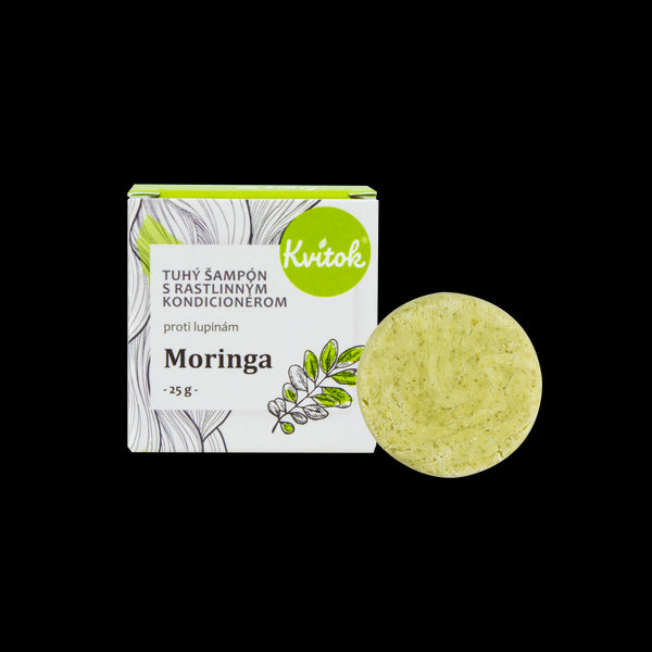 Kvitok Tuhý šampón s kondicionérom proti lupinám Moringa