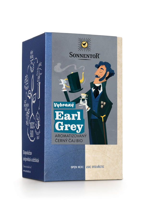 Sonnentor Čierny čaj s príchuťou Vybraný Earl Grey <tc>BIO</tc> - nálev. vrecúška (18 x 1,5 g)