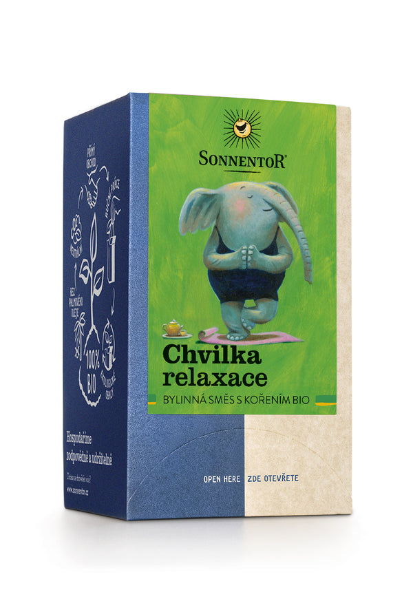 Sonnentor Bylinná směs s kořením Chvilka relaxace BIO - nálevové sáčky (18 x 1 g)