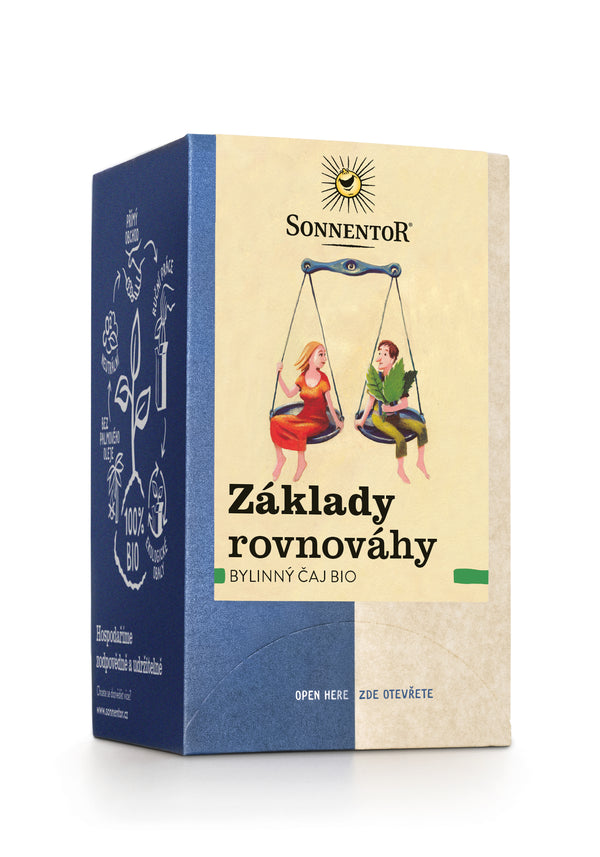 Sonnentor Bylinný čaj Základy rovnováhy BIO - nálevové sáčky (18 x 1,5 g)