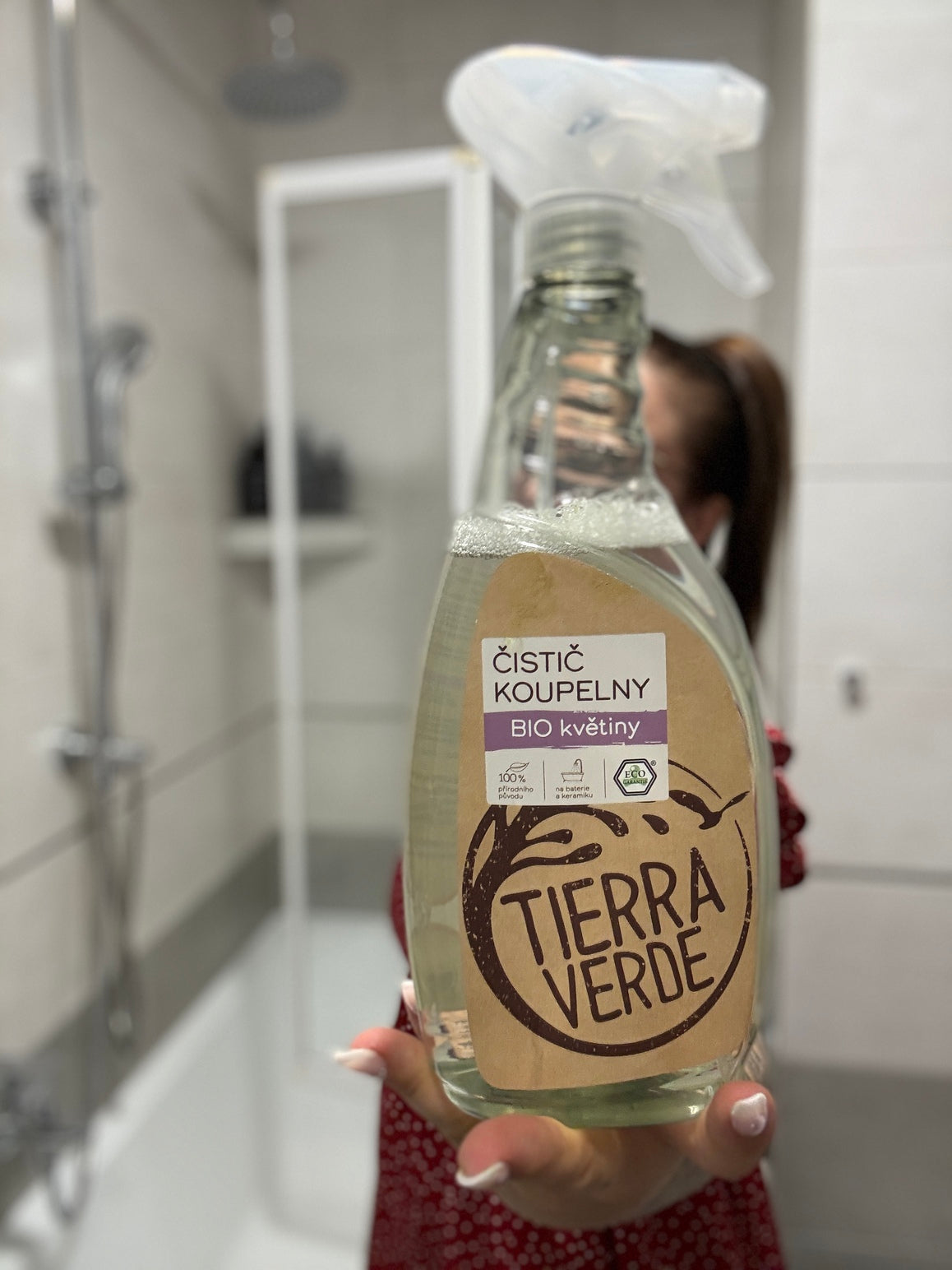Tierra Verde Čistič koupelny s BIO květinovou vůní (750 ml)