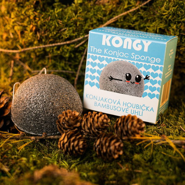 Kongy Koňaková špongia - bambusové uhlie - II. kvalita