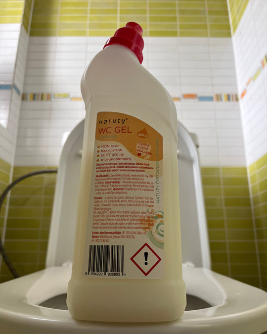 Toaletný gél Natuty s vôňou citróna (850 ml)