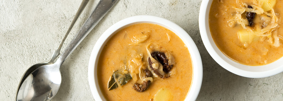 Zelňačka se sušenými švestkami