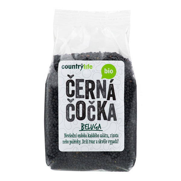 120058 Čočka černá beluga 500 g BIO COUNTRY LIFE -1