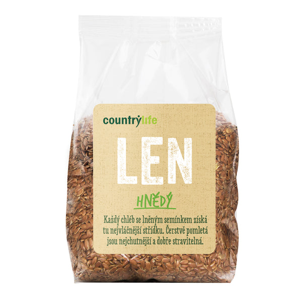 132003 Len hnědý 300 g COUNTRY LIFE-1