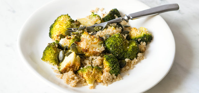 Superfood salát z pečené brokolice se zálivkou